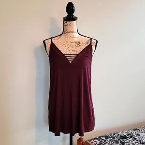 Nwot AE soft & Sexy tank burgandy